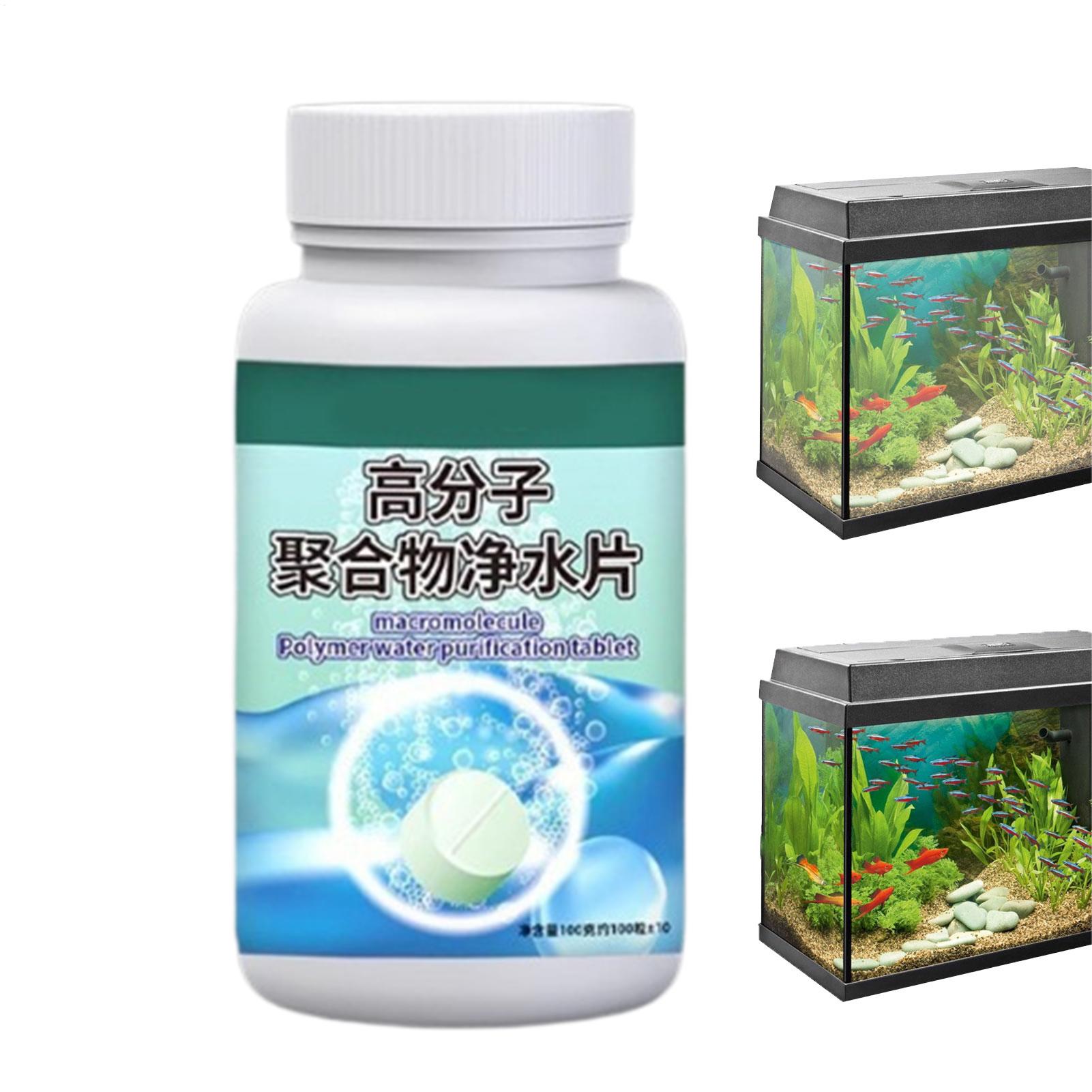 Aquarium Fish Care - 어항 물 정화제 알개 제거제 타블렛,