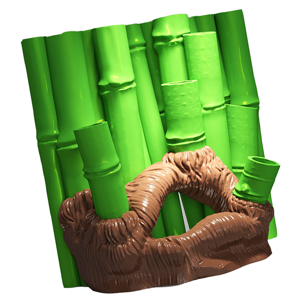 Aquarium Fish Hideout - 1개입 어항용 3D 대나무 수지 은신처
