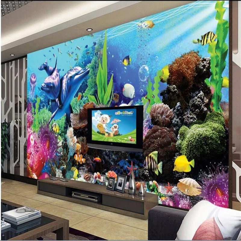 베이베항 맞춤형 3D 열대어 수족관 사진 3D 벽화 벽 - Aquarium Fish Live Wallpaper 리뷰 및 가격