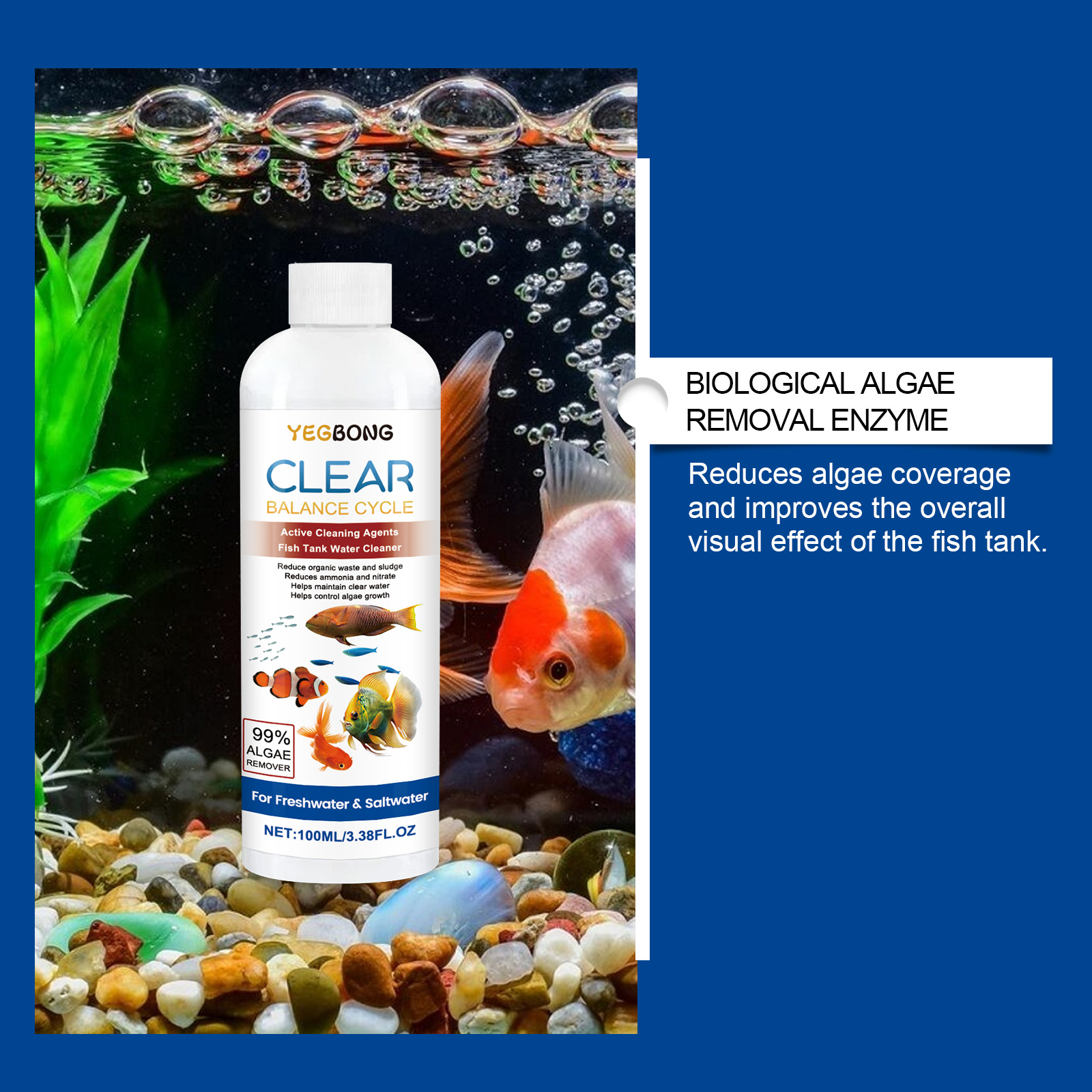 수족관 물 정화기 100ml 담수 바닷물 물고기 탱크  - Aquarium Fish Care 리뷰 및 가격