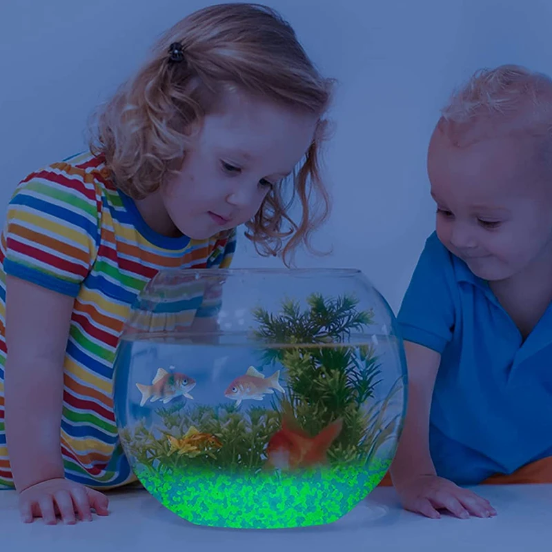 1000pcs 어두운 자갈 돌에 3-5mm 빛나는 모래 - Aquarium Fish Types 리뷰 및 가격