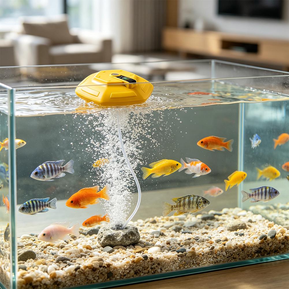 무선 충전식 수족관 산소 펌프, 연못 물고기 운반 및  - Aquarium Fish Care 리뷰 및 가격
