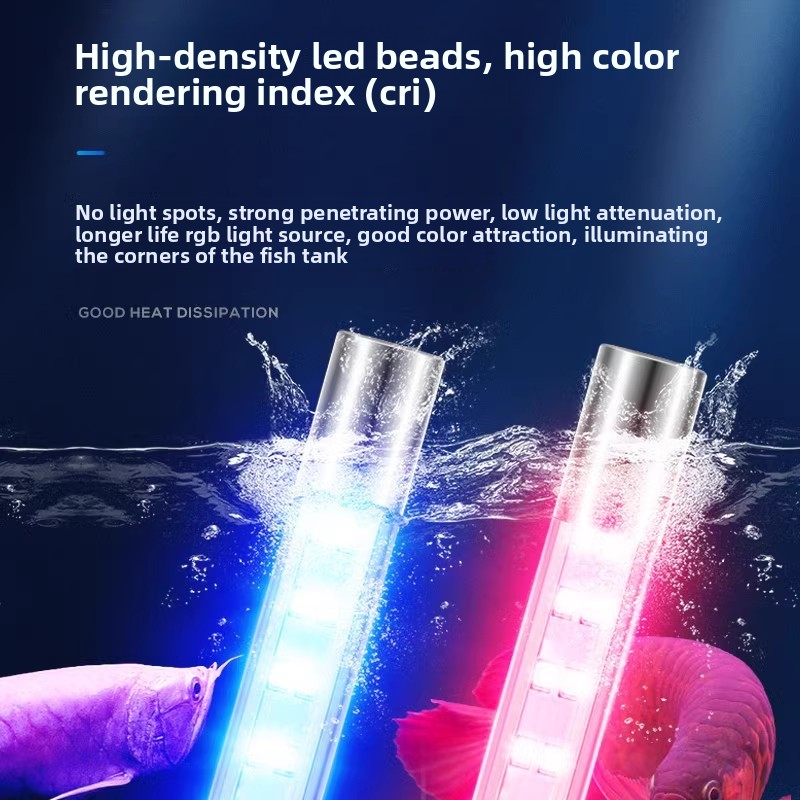 풀 스펙트럼 LED 수족관 조명, 색상 강화를 위한 수 - Aquarium Fish Discus 리뷰 및 가격