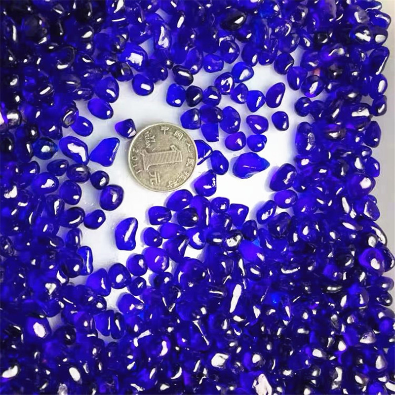 1000g 블루 유리 자갈 색상 유약 크리스탈 부처님  - Aquarium Fish Colour 리뷰 및 가격