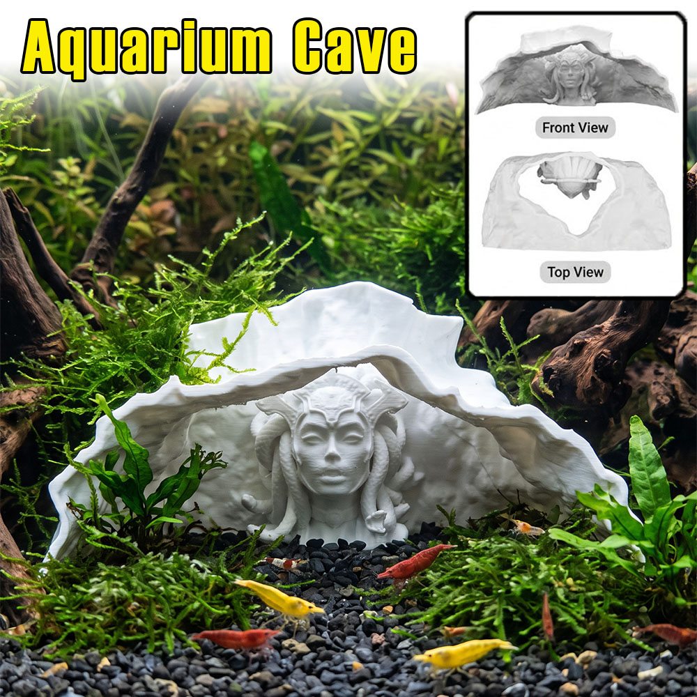 아쿠아리움 동굴 PLA 3D 프린팅 창의적인 어항 동굴 - Aquarium Fish Hideout 리뷰 및 가격