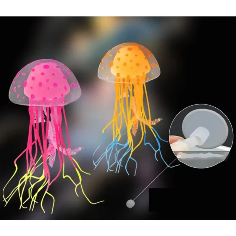 인공 수영 발광 해파리 아쿠아리움 장식 어항 수중 식물 - Aquarium Fish Discus 리뷰 및 가격