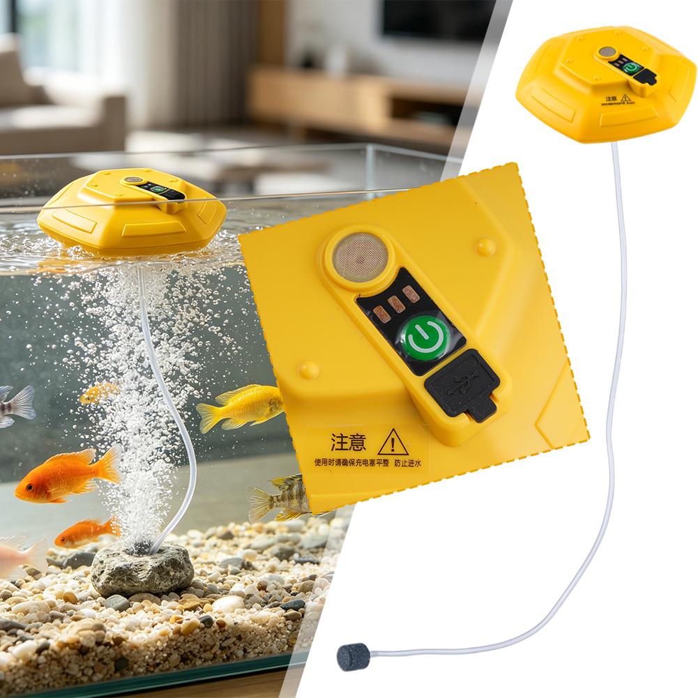 휴대용 수상 어항 산소 펌프, 3000mAh 충전식 에 - Aquarium Fish Care 리뷰 및 가격