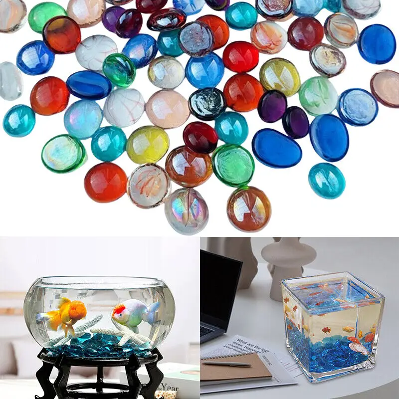 100% 천연 라운드 클리어 석영 크리스탈 벌크 텀블드 - Aquarium Fish Colour 리뷰 및 가격